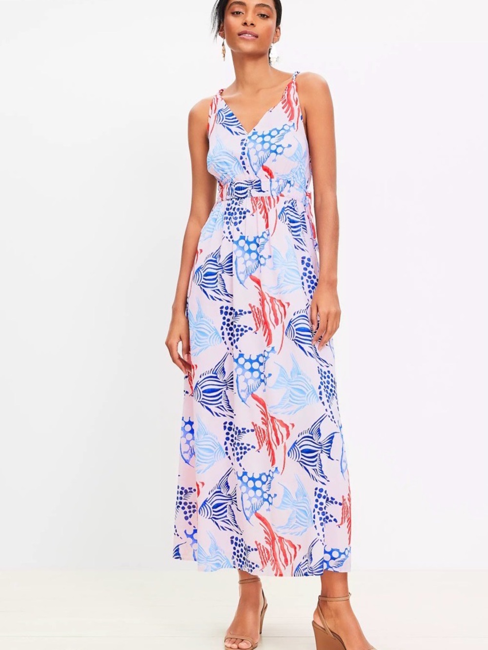 Fish print dress
